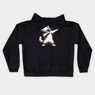 Dabbing Cat Kids Hoodie